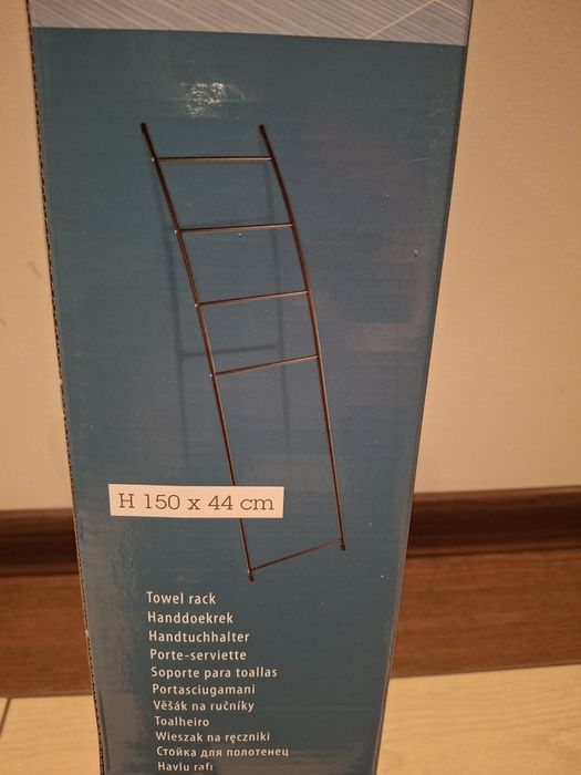 Wieszak na ręczniki-drabina