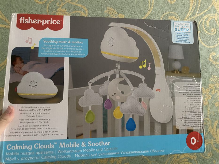 Мобіль нічник Fisher-Price Calming Clouds™ Mobile & Soother,