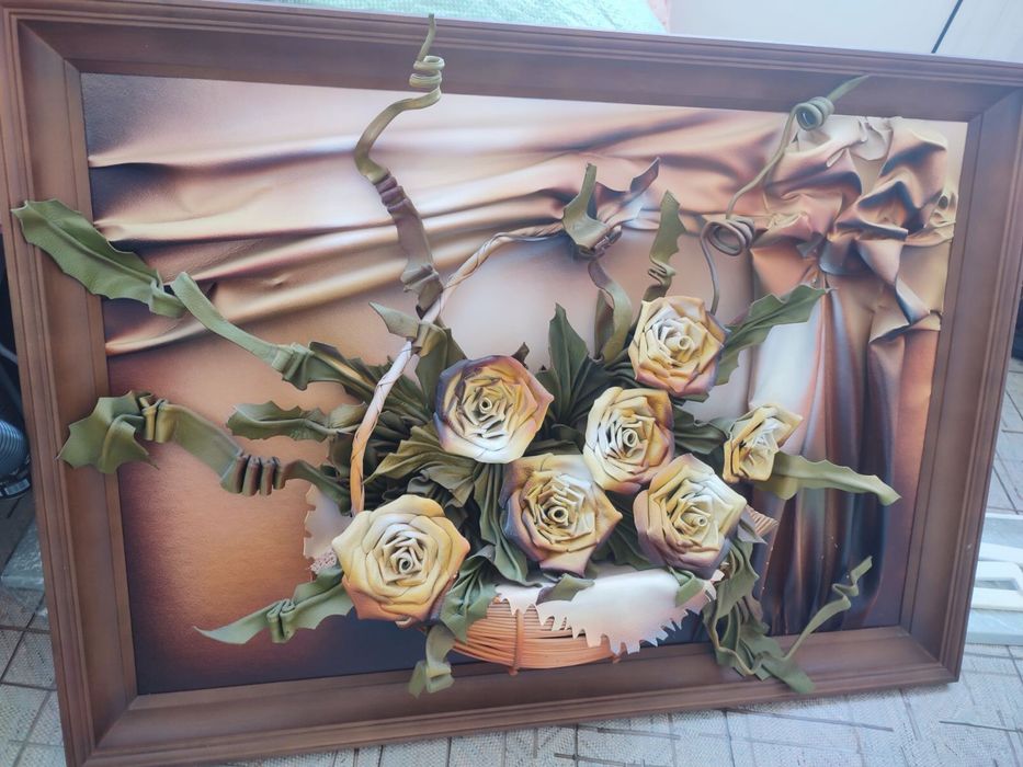 Картіна зі шкіри