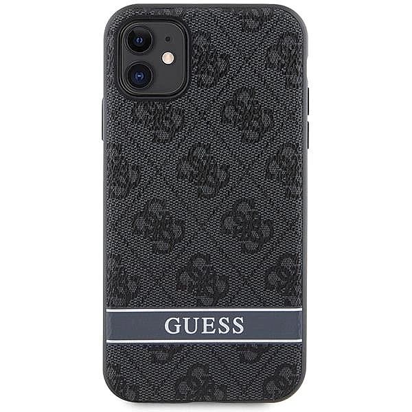 Etui Guess 4G Stripes na iPhone 11 / Xr - szare