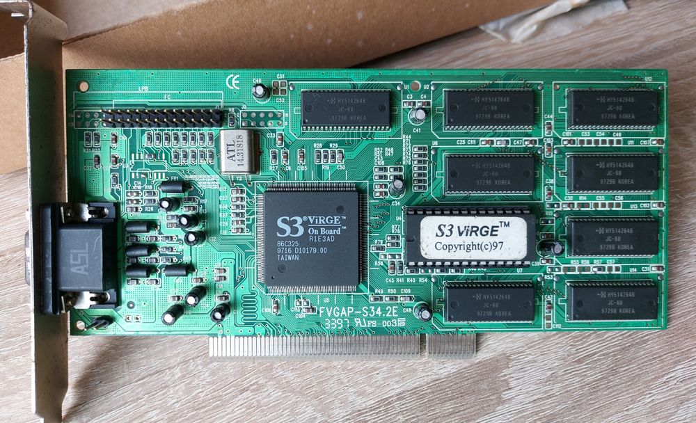 Placa gráfica PCI S3 VIRGE