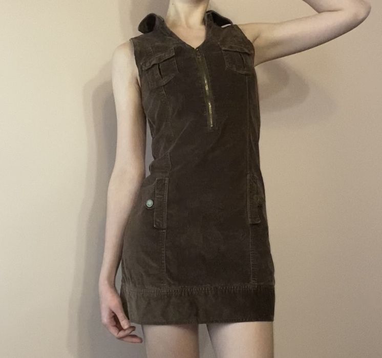 Плаття сарафан коричневий s