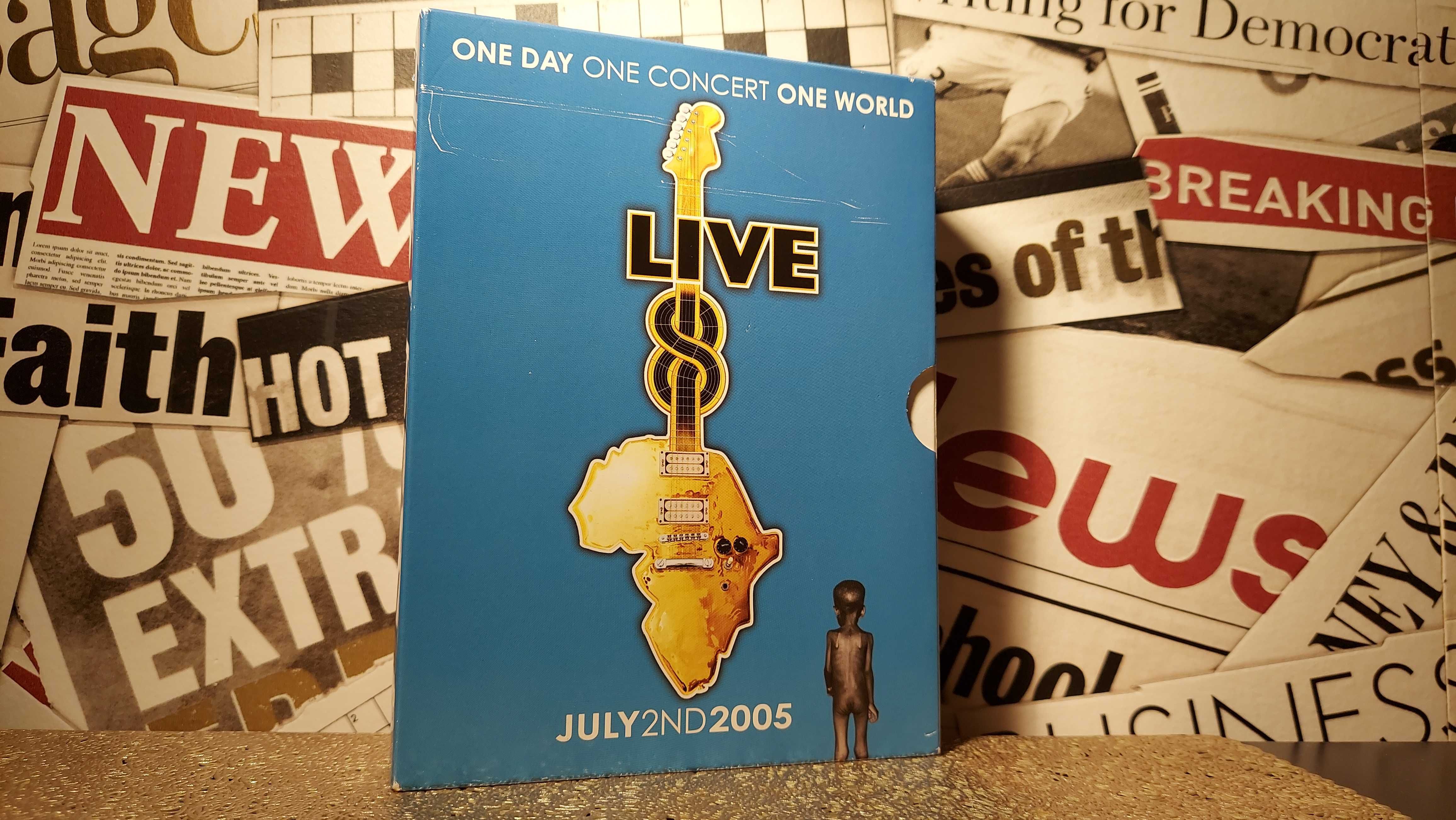 Various - Live 8 (July 2005) Wydanie kolekcjonerskie. Koncert 4 x DVD