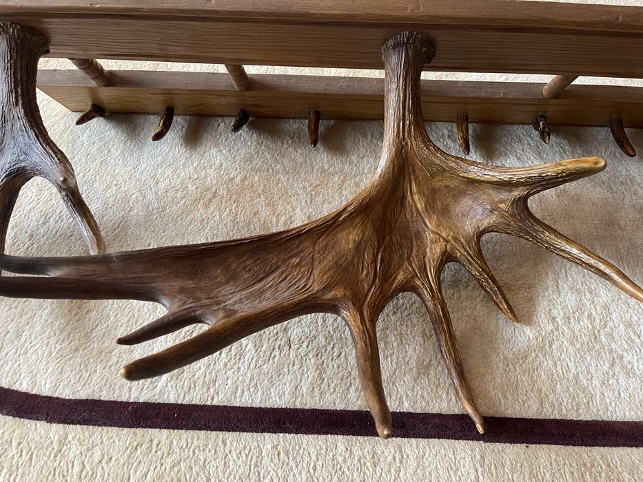 Вішак з ріг лося