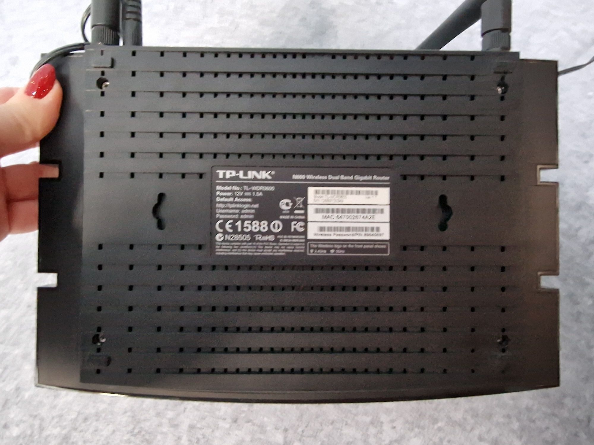 TP LINK N600 Router dwupasmowy bezprzewodowy