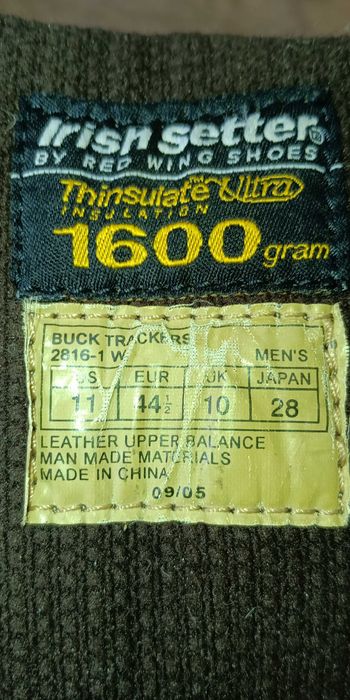Ботинки Irish Setter Buck Tracker, 1600-гр. 44р