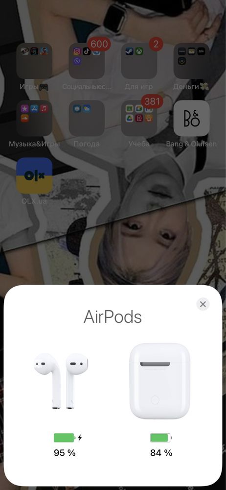 AirPods 1 (оригинал с дифектом)