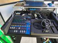 mixer Yamaha MG 12 Xu, Mikrofony, Case,