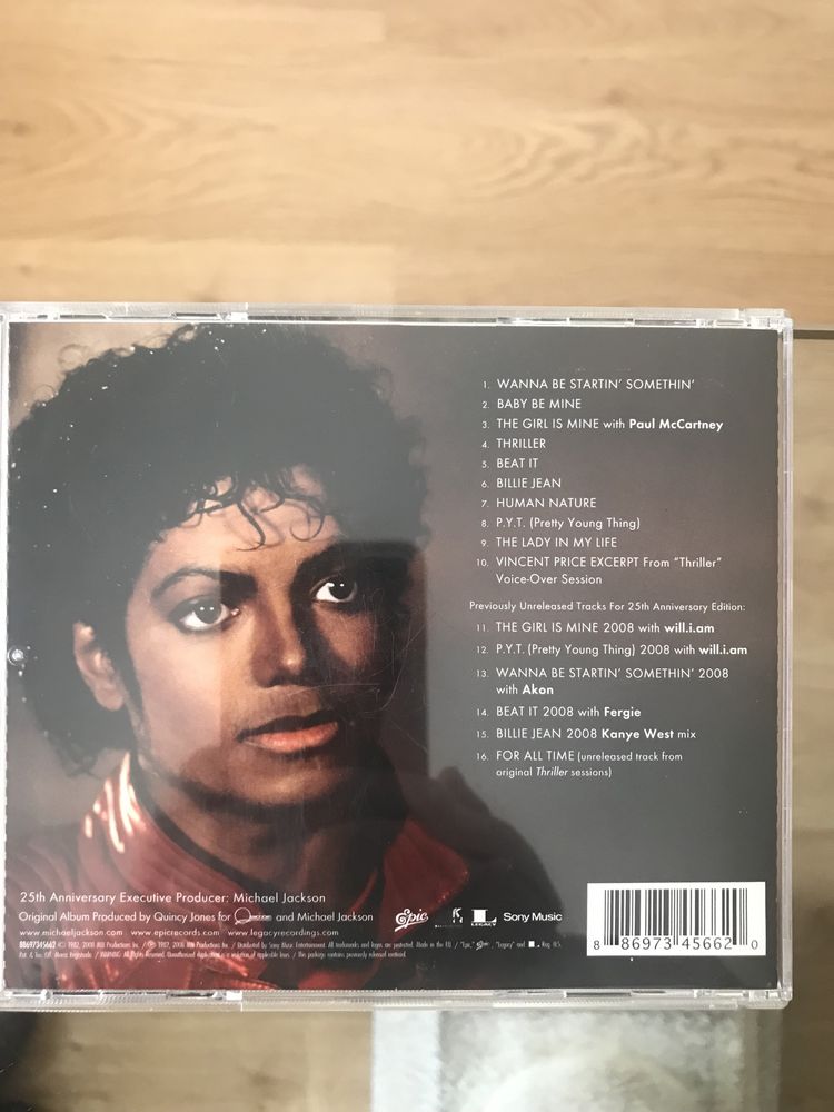 CD Thriller Michael Jackson