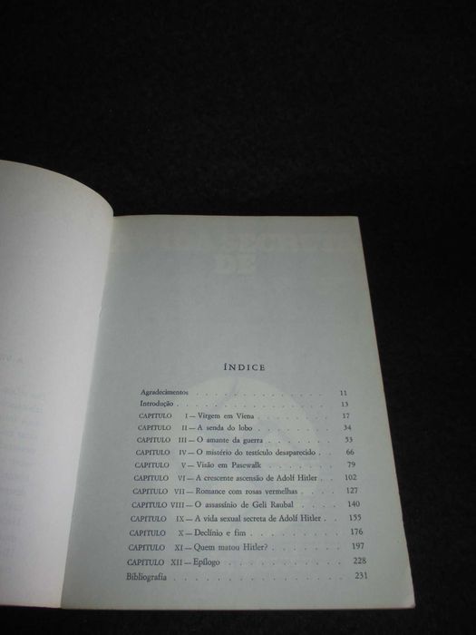 Livro A Vida Secreta de Adolf Hitler David Lewis