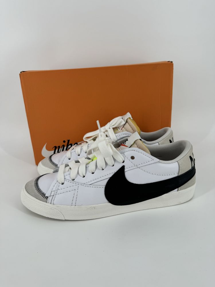 Nike sportswear blazer low jumbo białe sneakersy tenisówki męskie 47,5