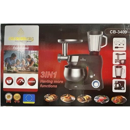 ПОТУЖНИЙ! Кухонний комбайн, м'ясорубка, блендер, тістоміс, міксер