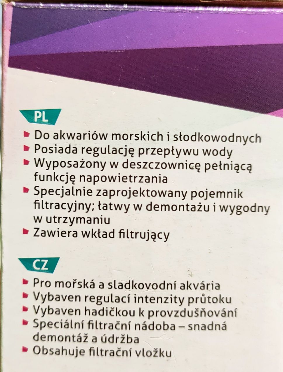 Filtr wewnętrzny do akwarium Claro 600