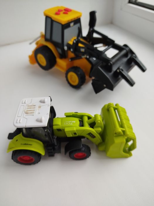 Екскаватор Cat дитячий+ трактор в подарунок