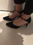 Unisa buty na obcasie szpilki 37.5 zamszowe sandałki