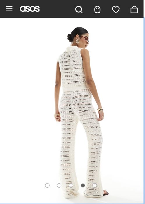 Asos штани вʼязані кльош (134863549)