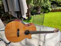 Cort CEC7 NAT gitara elektroklasyczna Solid Cedar & Rosewood Fishman /
