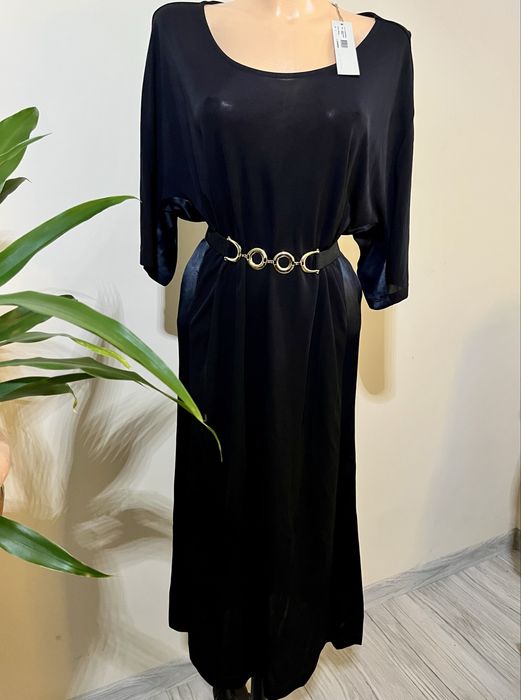 J.Lindeberg czarna sukienka Devani, nowa z metką, M, oversize