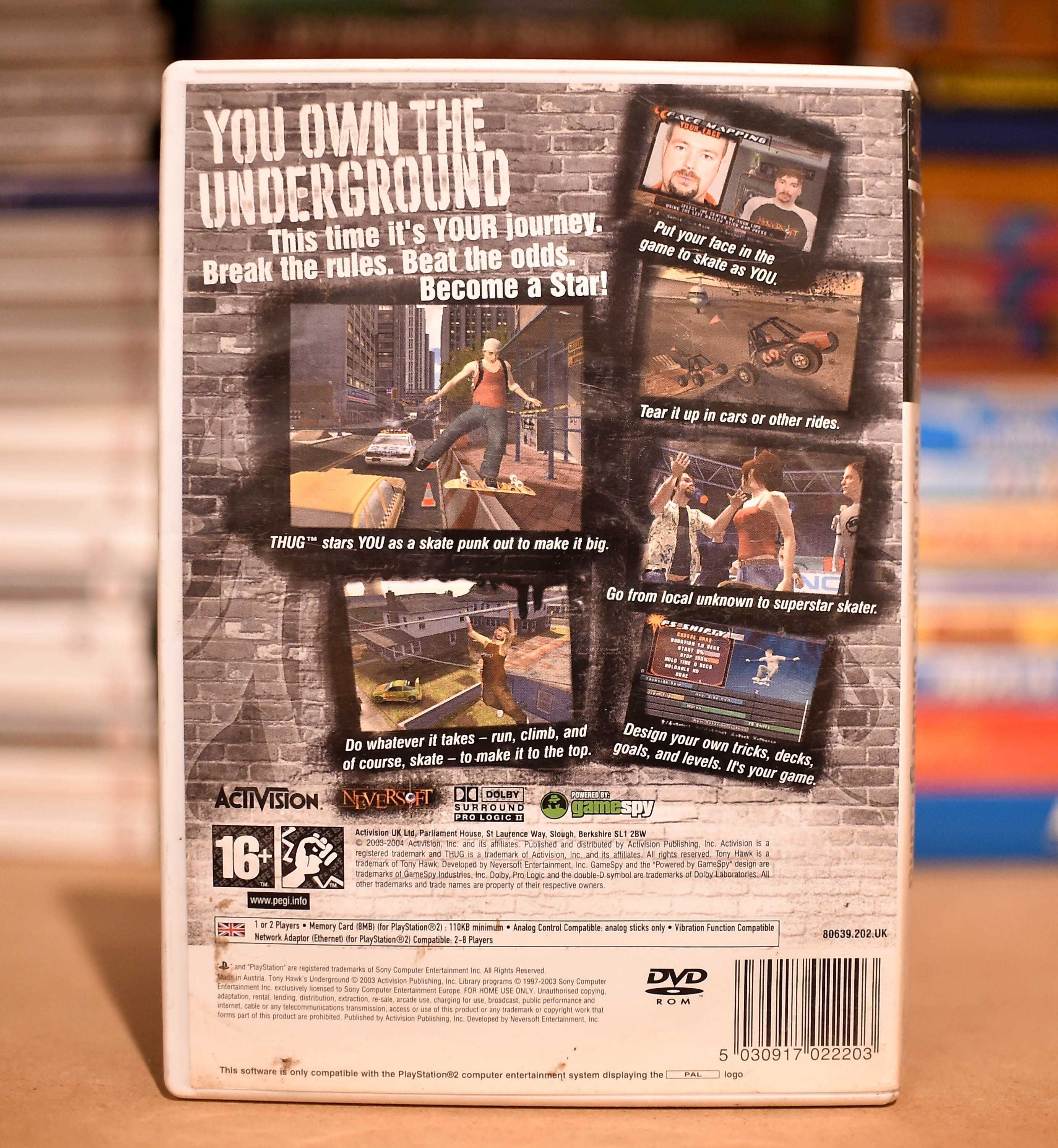PS2 # Tony Hawk's Underground (Porysowana)