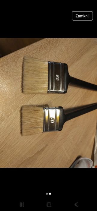 Pędzle do malowania 60,50,40.