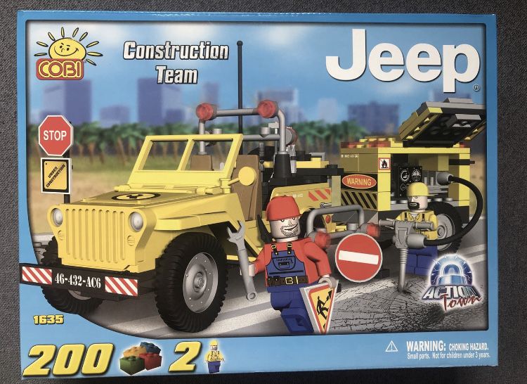 Klocki cobi 1635 Action Town Jeep