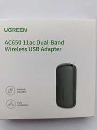 WiFi-адаптер UGREEN USB для ПК AC650 5G/2.4 G двохдіапазонний Mini Wir