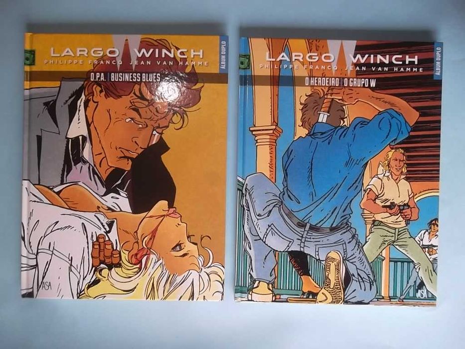 LARGO WINCH - Coleção 7 volumes duplos capa dura Ed. ASA
