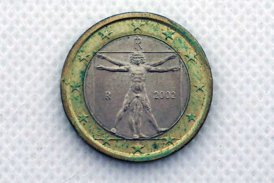 4 Moedas de 1 euro - Portugal - Itália - Irlanda - Espanha