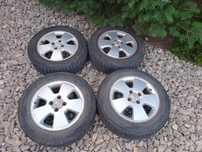 Koła Felgi 4x100 15" Opel 185/65 R 15 Alufelgi Opony