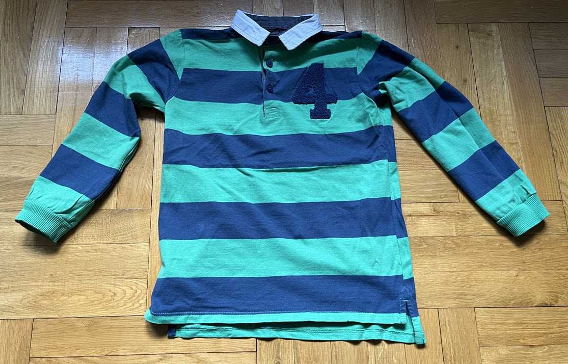 Koszulka polo (paski) - Cool Club - rozmiar 122