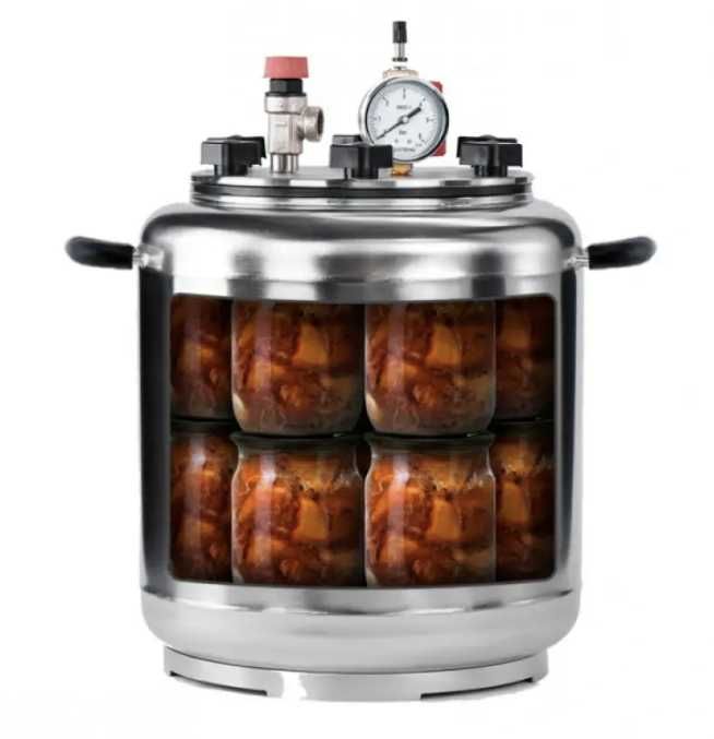 ВІД ВИРОБНИКА! Газовий автоклав з нержавійки на 16 банок з гарантією!