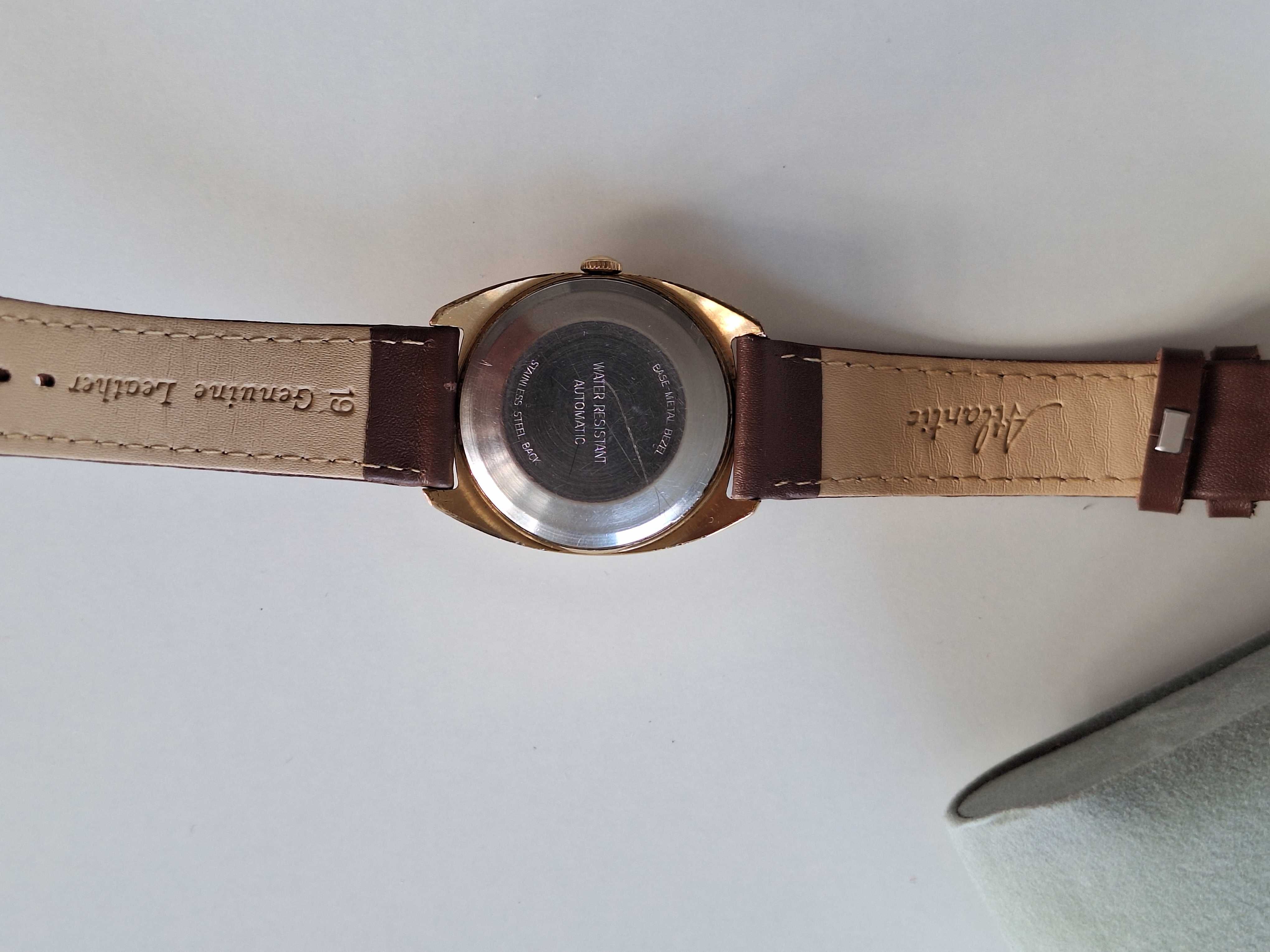 Timex automat pozłacany