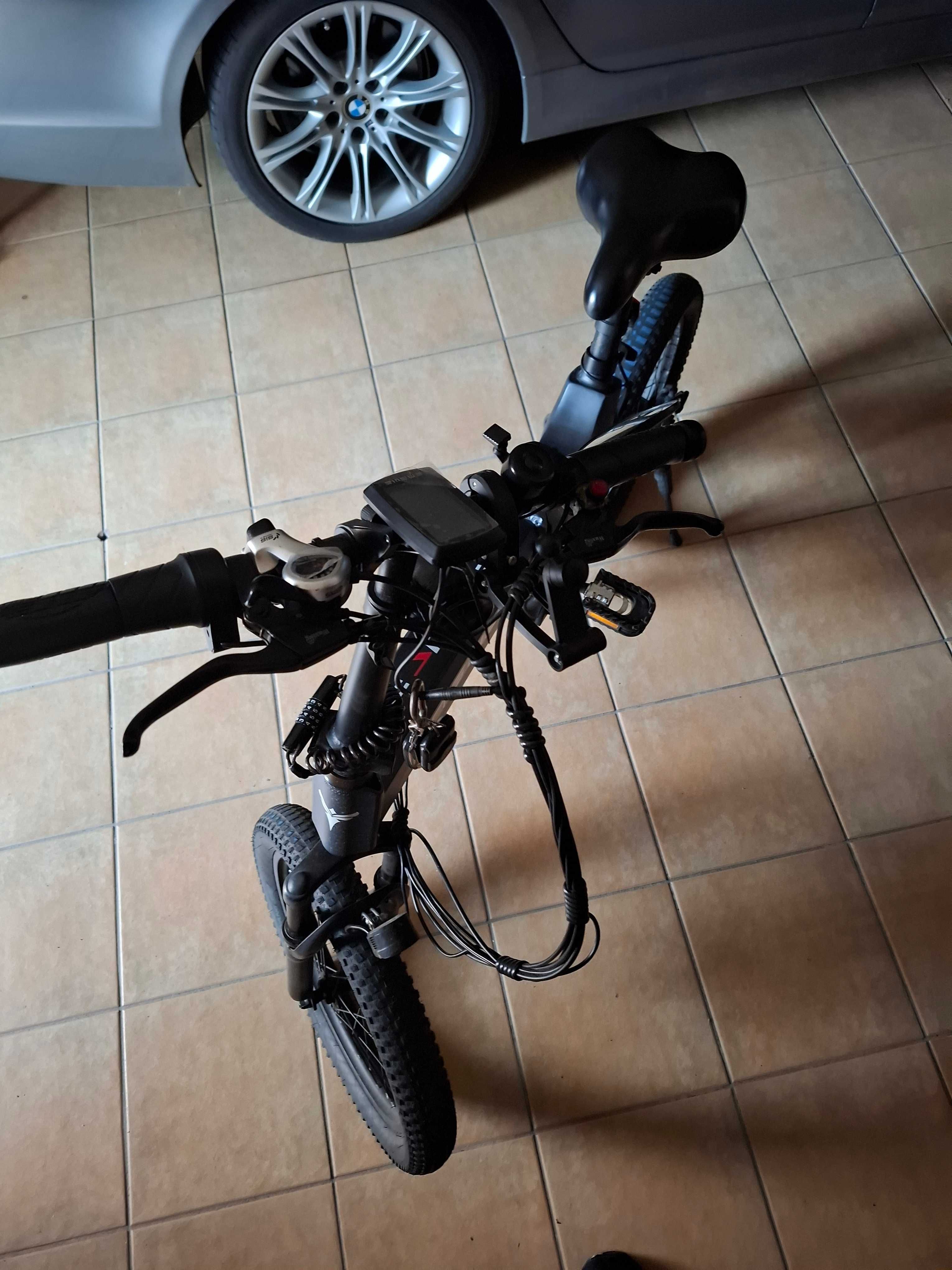 Bicicleta elétrica dobrável de 20" Novo Preço