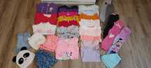 Paka ubrań dla dziewczynki rozm. 92/98/104 sukienka, bluza spodnie