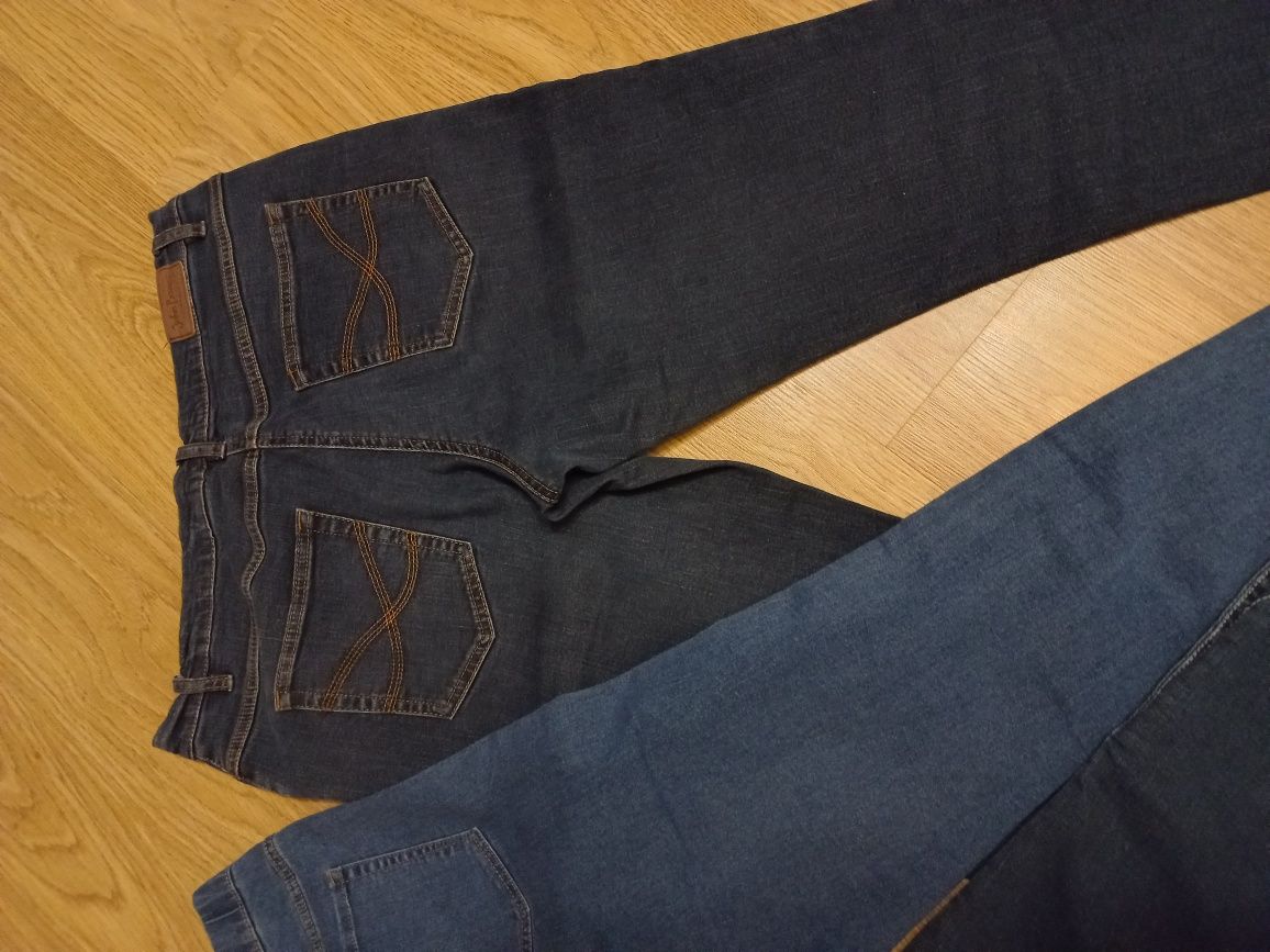 Spodnie damskie jeans r.44 komp.3szt nowe
