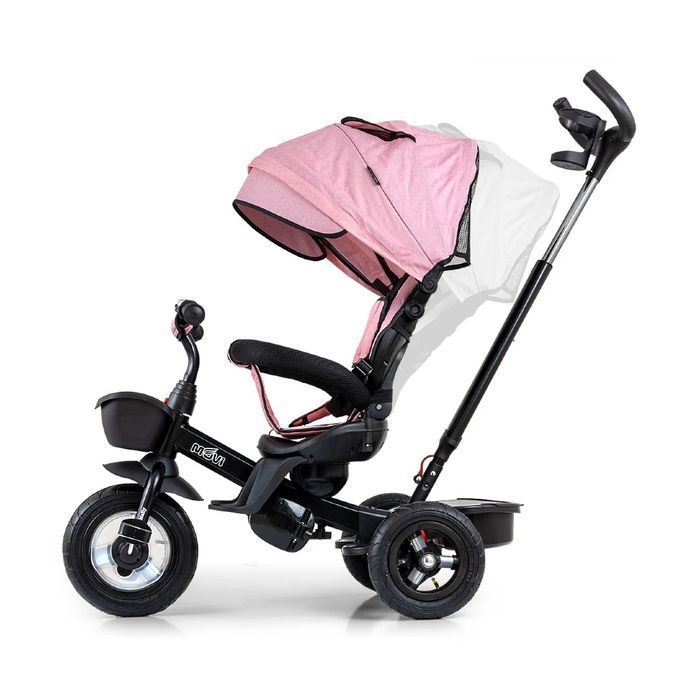 Rowerek Trójkołowy Movi Black-Pink Milly Mally