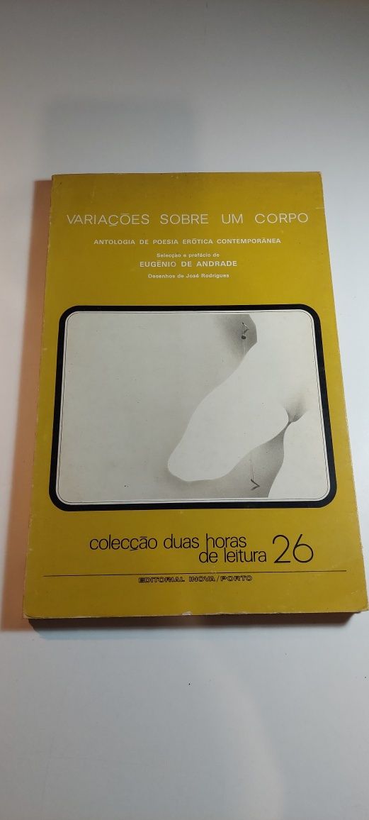 Variações sobre um Corpo - Eugénio de Andrade (Antologia)