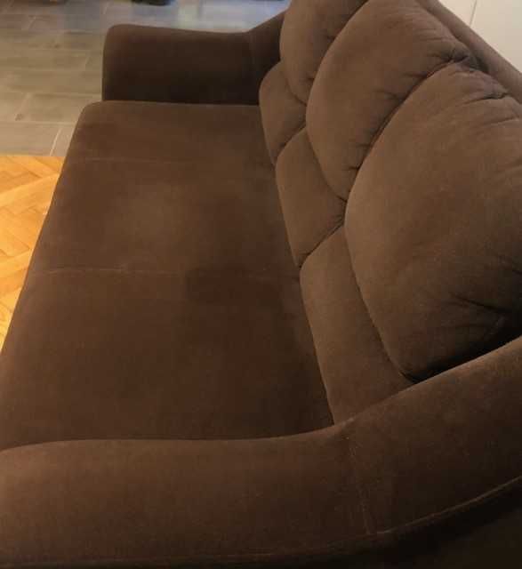 Sofa z funkcją spania pojemnik na pościel, 183 x80 cm st BDB