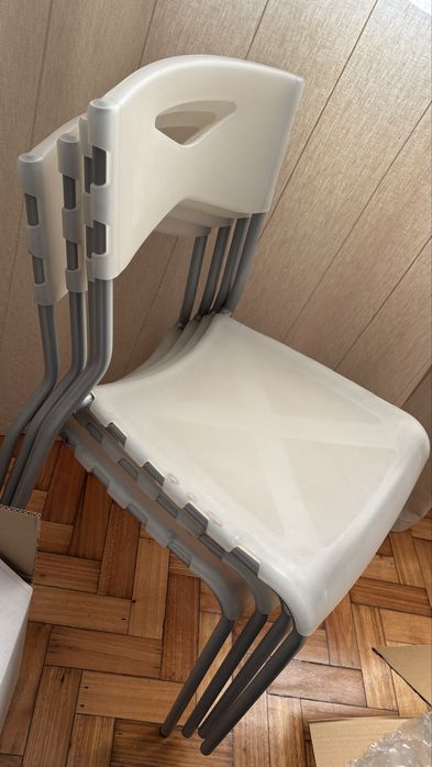 4 Cadeiras cozinha Effezeta Milu Branco