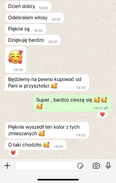 WYPRZEDAZ. Włosy naturalne do przedłuzania