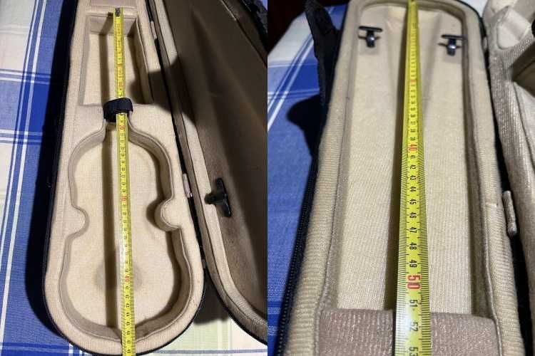 Estojo/mochila para violino de criança