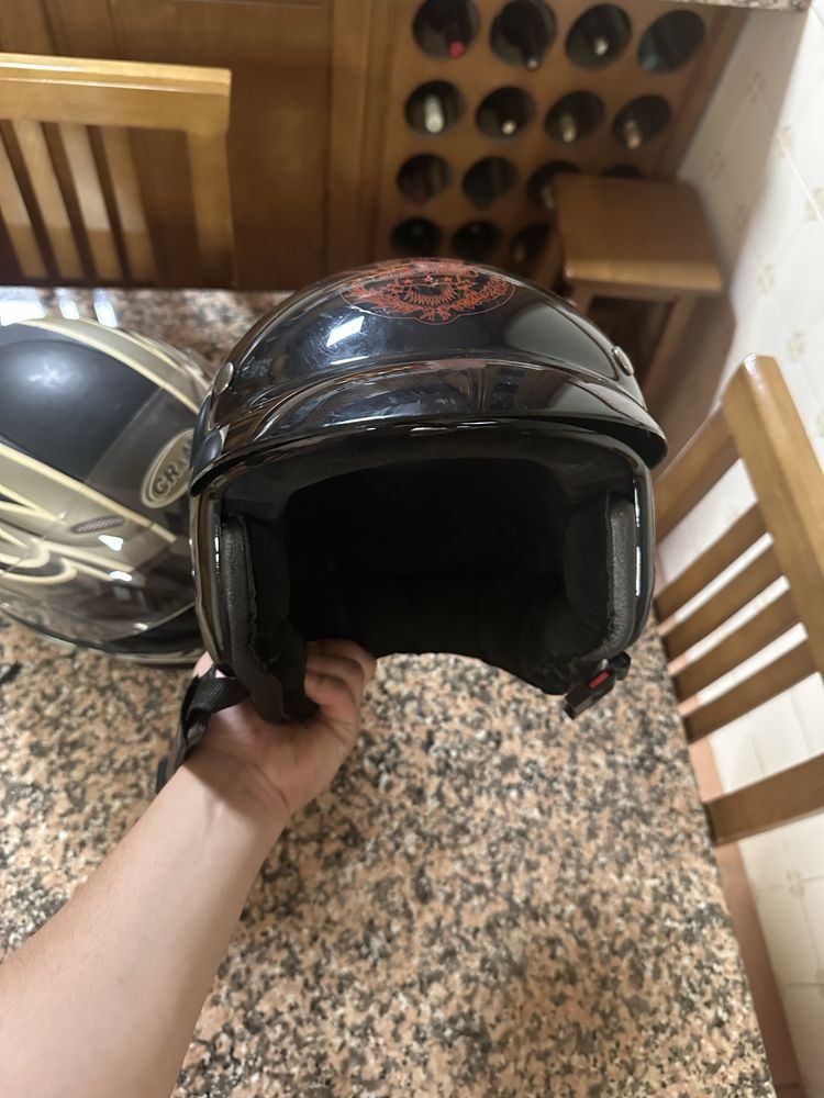Capacete de mota