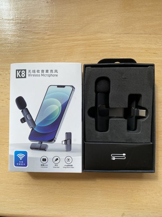 Бездротовий петличний мікрофон для смартфона