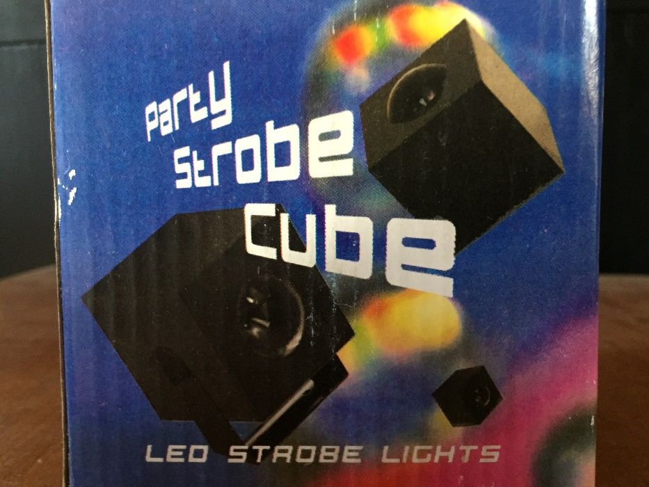 party strobe cubo led luzes lunartec