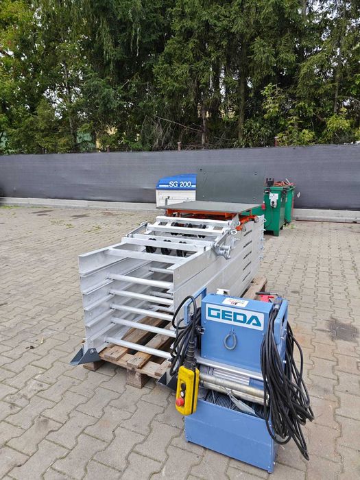 Winda Drabina dekarska GEDA Eurosky mocna 320kg wciągarka wyciąg Nr.40