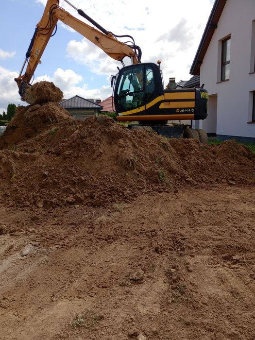 Prace ziemne wykopy Zasypki Usługi Rozbi wynajem  i wyburzenia