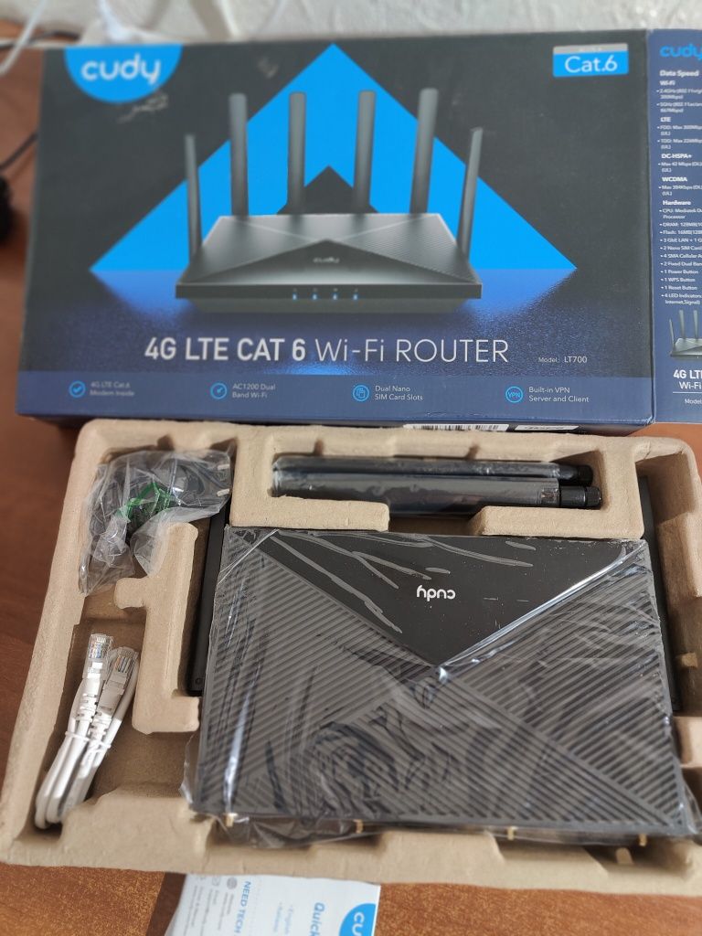 Дводіапазонний WiFi Mesh 4G LTE Cat.6 маршрутизатор, Wi-fi роутер