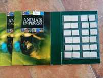 coleção medalhas sos animais em perigo