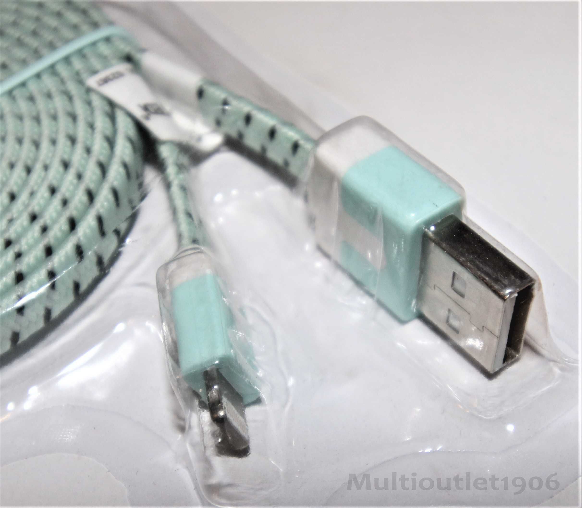 Kabel przewód do ładowania 8 pin, 2m, 2,1A Biały IPHONE IPOD IPAD