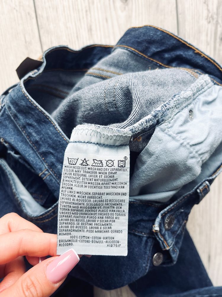 levis 901 jeansy z bardzo wysokim stanem l